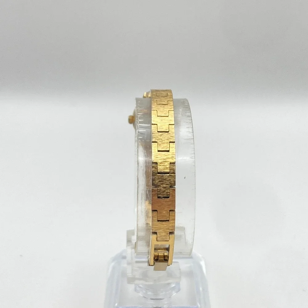 Vintage Armitron Womens Watch 11mm Gold Tone Petite Round New Battery 7